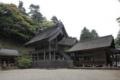 神魂神社の本殿の写真