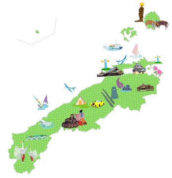 島根県の地図