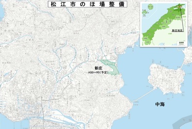 松江市ほ場整備位置図１