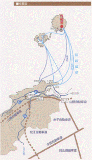 西郷港位置図