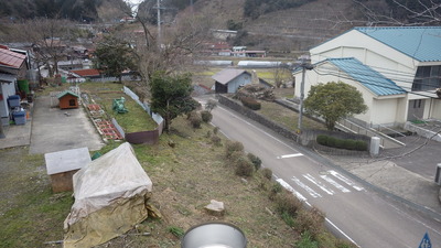 二川雨量局から見た景色の写真です