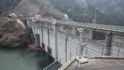 ３月30日の御部ダムの写真です