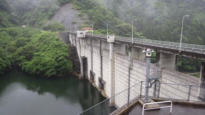６月22日の御部ダムの写真です