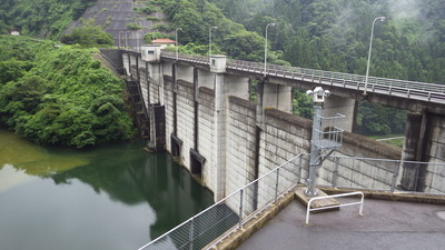 ７月11日の御部ダムの写真です