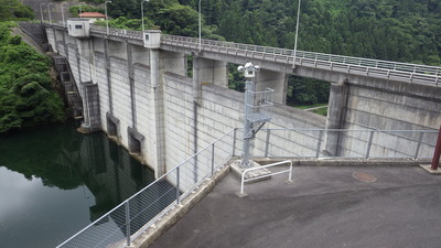 ７月25日の御部ダムの写真です