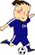 医師募集キャラクター「赤ひげ先生」サッカー