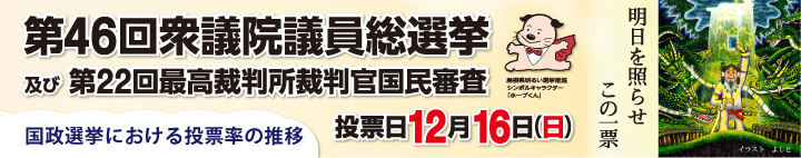 国政選挙における投票率の推移