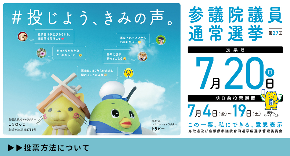 投票方法について