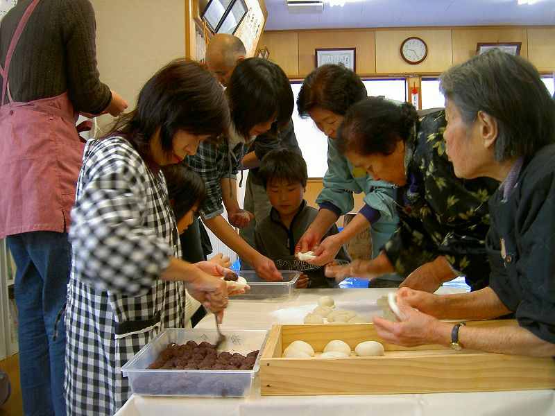 地域の親子ともちつき