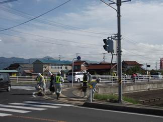 道路清掃作業