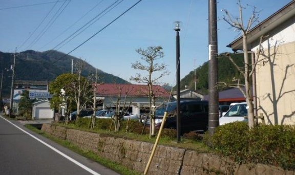 津和野駅方面から見た写真です