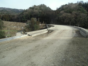 ２号橋付近から国道９号に向かって撮影