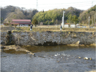 護岸の崩壊