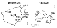 鬱陵島拡大図