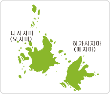 竹島詳細地図（韓国語）