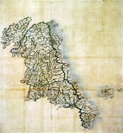 江原道地図（全体図）