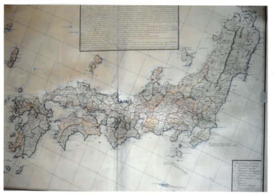 レザーノフの日本列島と周辺国総図の画像