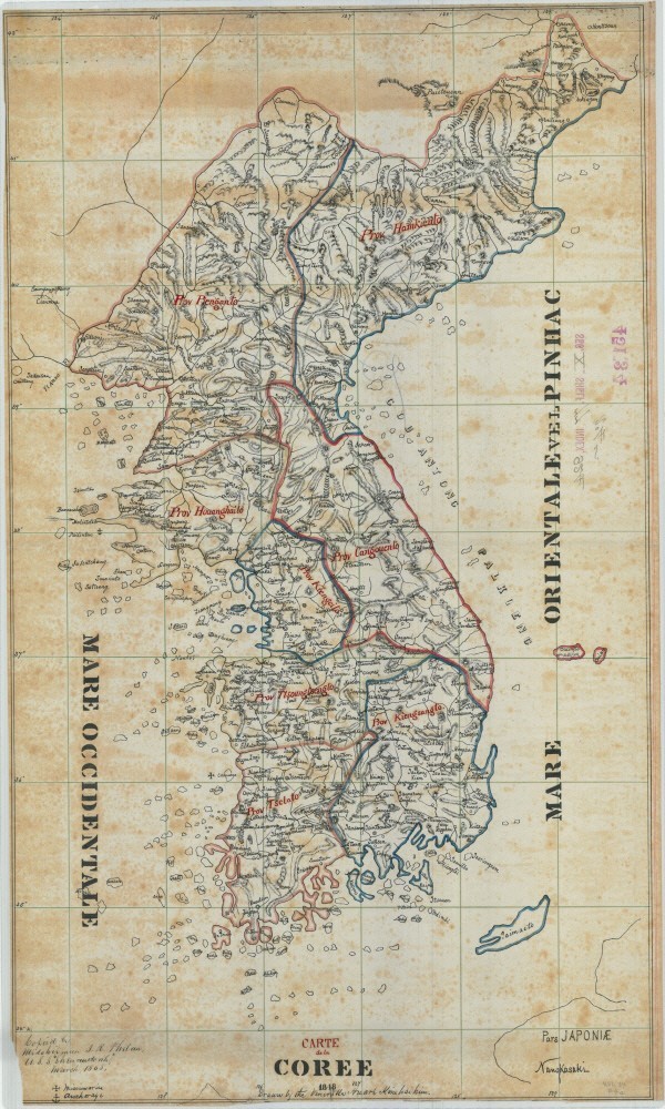 Ｊ．R．Phelanの朝鮮全図の画像