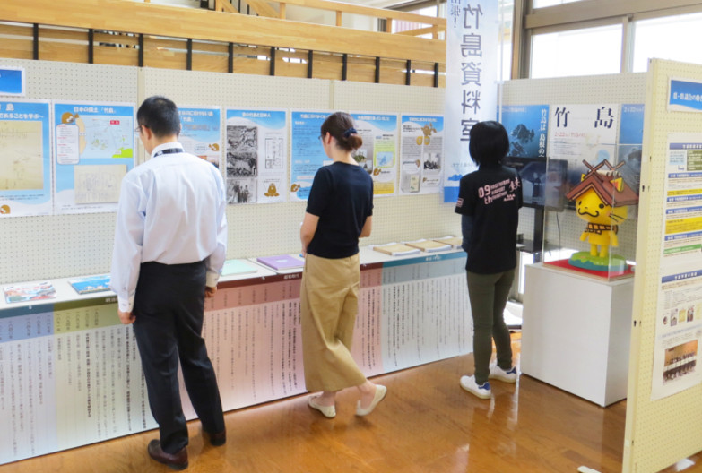 益田市での展示の様子の画像