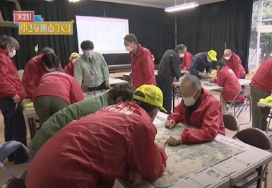 安来市比田・東比田地区防災研修会写真