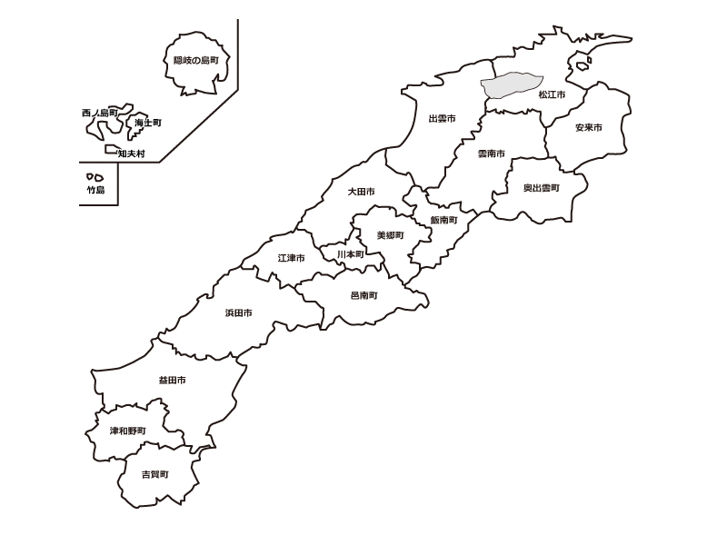 島根県地図