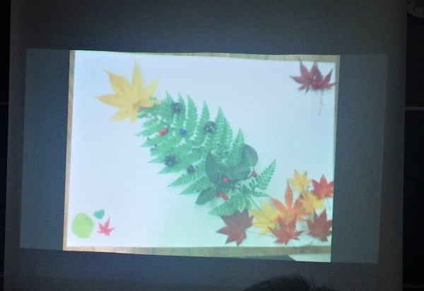 参加者の紅葉アート作品その４の画像