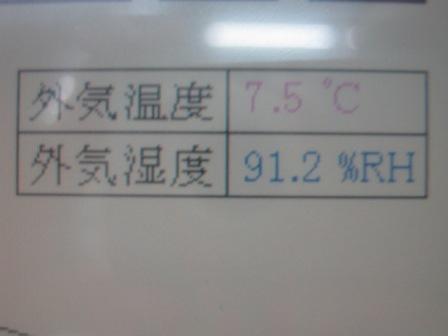 （写真）外気温度