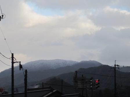（写真）大万木山が白くなりました！