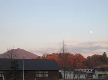 （写真）20日土曜日の夕方