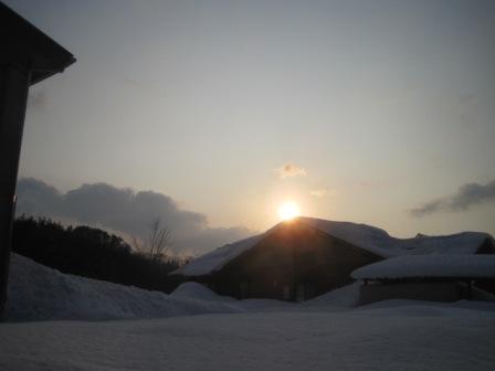 （写真）夕日