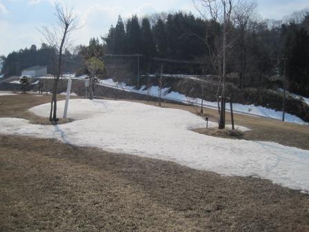 （写真）雪もほとんど溶けました