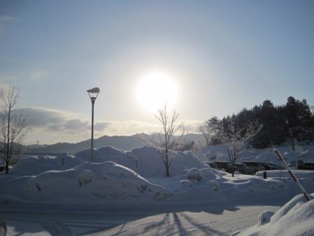 （写真）1月14日の朝