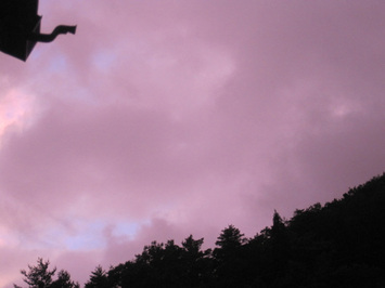 （写真）昨日の夕方の空