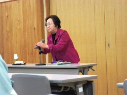 （写真）講師の橋本智子氏