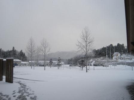 （写真）雪が積もりました！