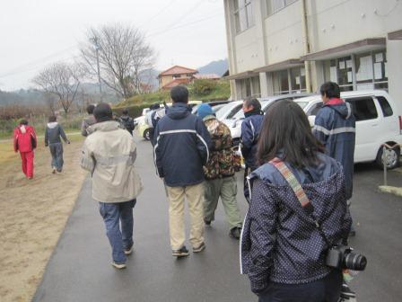 （写真）フィールドワークスタート