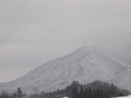 （写真）グレーな感じの琴引山