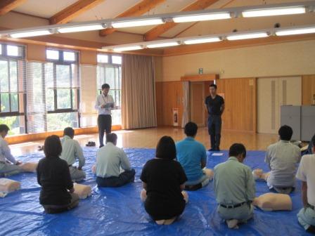 （写真）救急法講習会