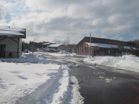 除雪されています