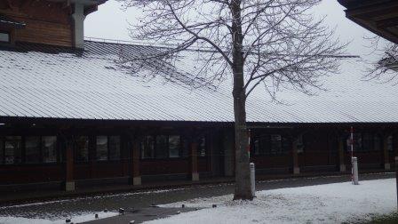 （写真）屋根の雪