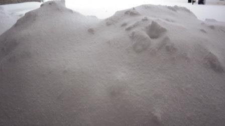 （写真）さらさらの雪