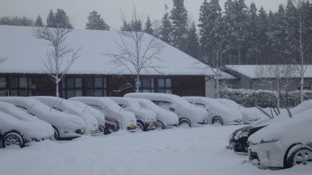 （写真）車の積雪