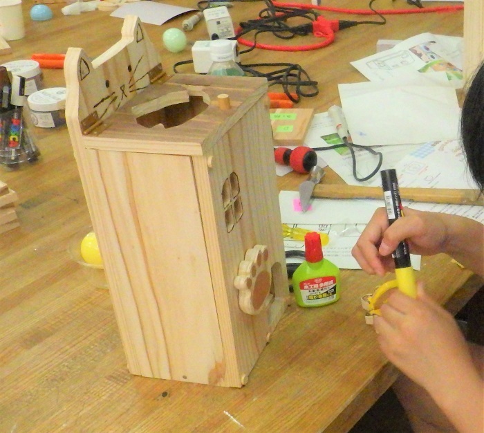 組立てたところの画像