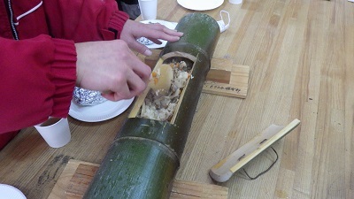 竹筒ご飯の画像