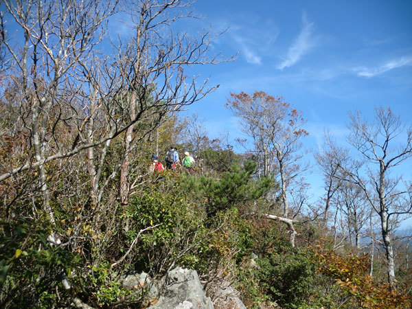 等検境山頂近く、岩の多い画像