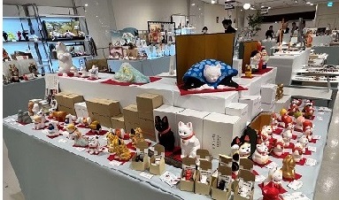 伝統工芸品展の様子