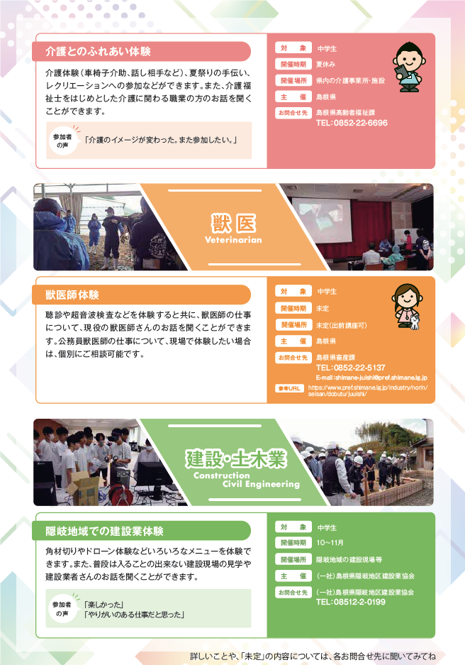 中学生向け２