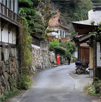 懐かしさ漂う町並みの写真