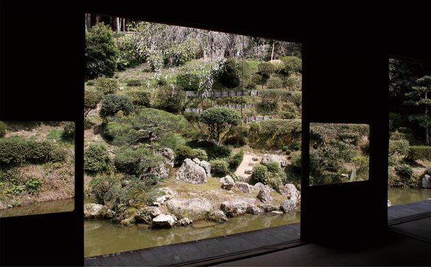 医光寺の庭園の写真