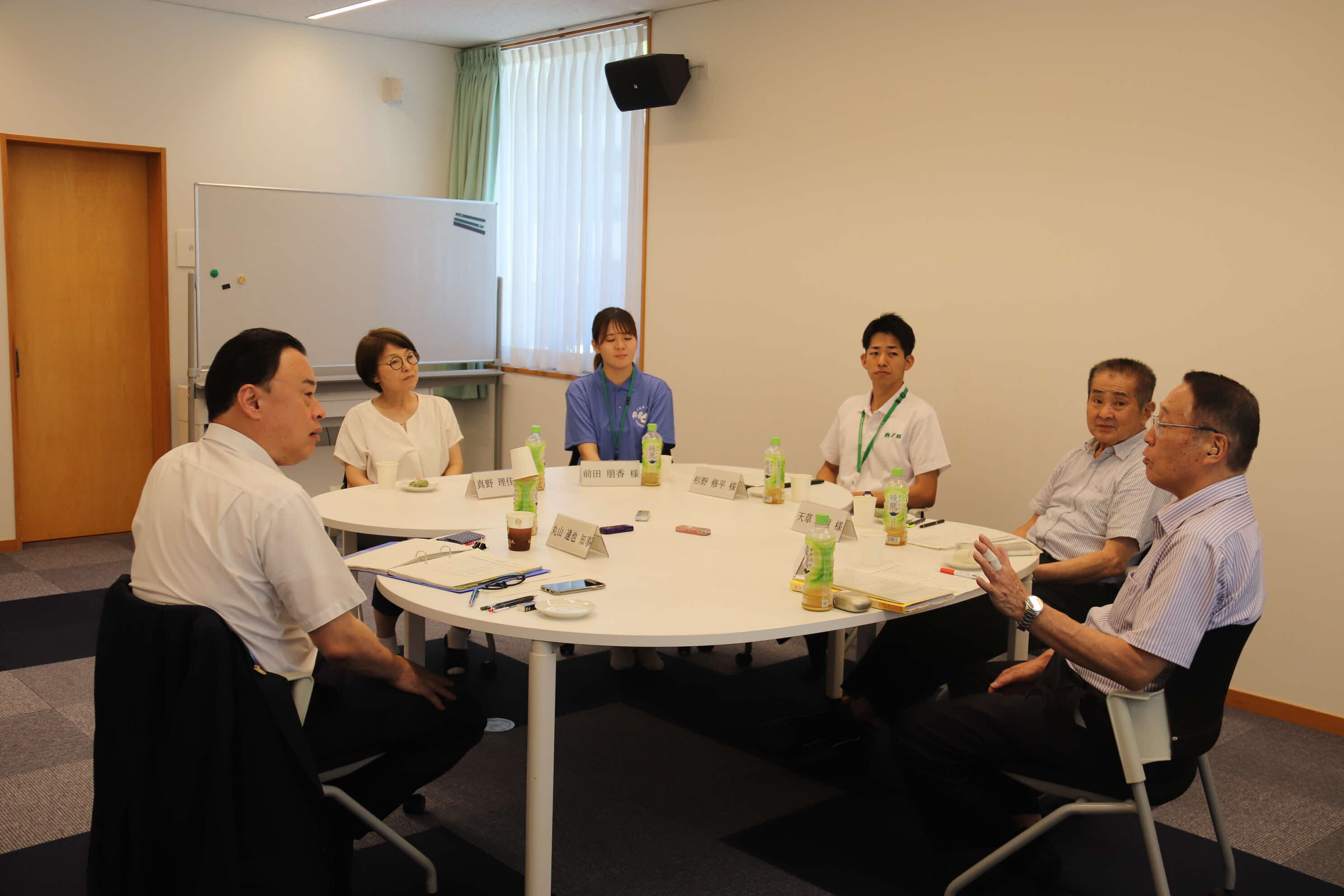 ＜浦郷区の活性化に関わる皆さんとの懇談＞